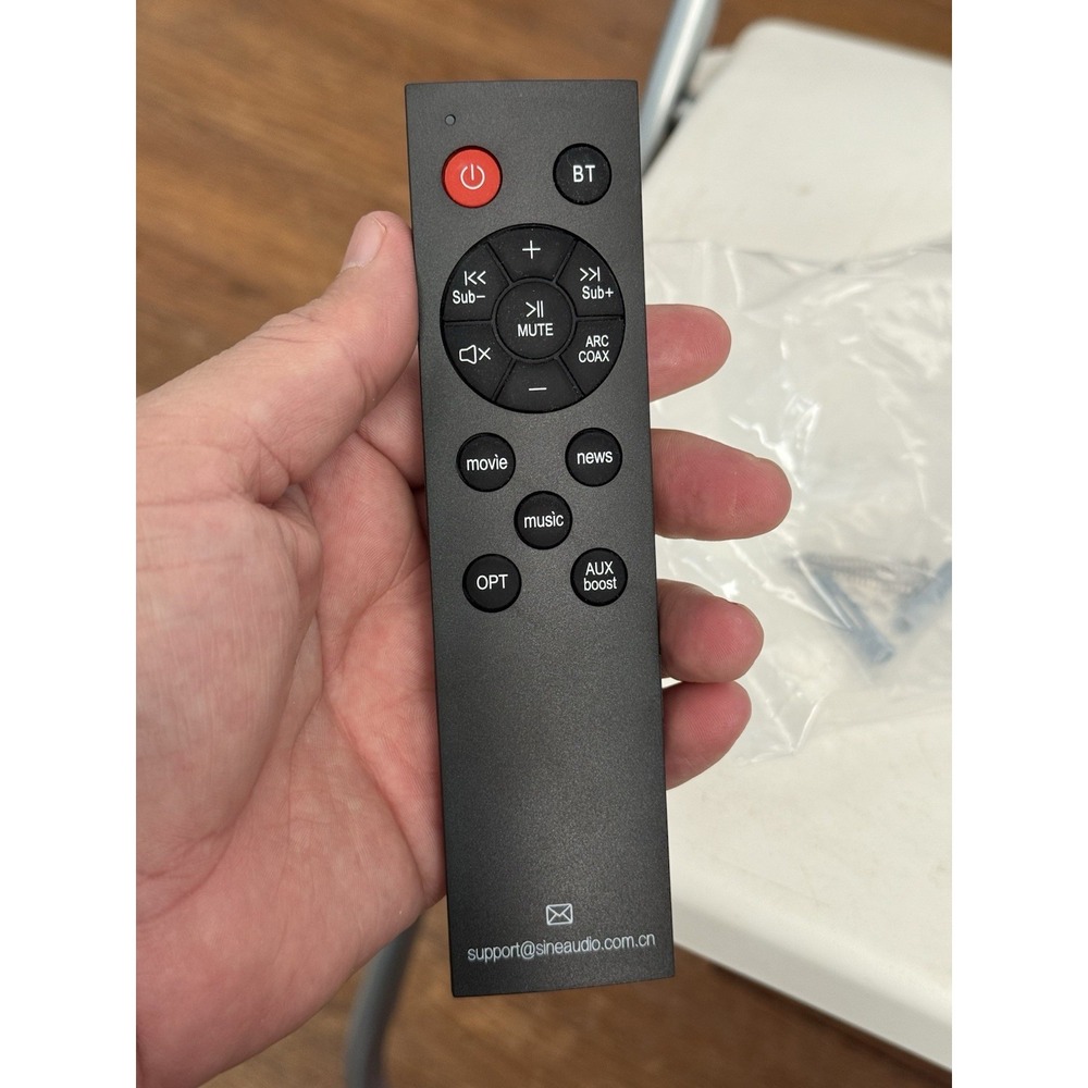 Sineaudio Remote for Soundbar TV Speaker Surround Sound System - Sine audio